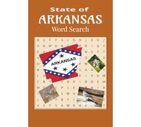 Arkansas Word Search Puzzle Book: Word Search with Easy-To-Read Print About Arkansas, it's Icons, and Landmarks, and more |6x9 inches, 110 pages | 50+ ... for Gifts, Airplane Flights, Waiting Rooms.