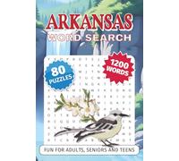 Arkansas Word Search Puzzle Book: Word Searches with Easy-to-Read Print about Arkansas, Rivers, Mountains, History and More| 6 x 9 inches, 102 pages | ... Holidays, Birthdays, and Free Times