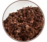 ARKANSIA - 200g di Carta Kraft Triturata per Riempire Scatole Regalo e Cesti - Trucioli per Imballaggio, Protezione, Decorazione, Matrimonio, Festa, Compleanno (Cioccolato, 200g)