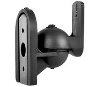 Arkas SSW 20 CZ - Supporto da parete per altoparlante inclinabile, colore: Nero