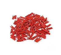 arkCRAFT 100 Mini mollette di Legno (Rosso)