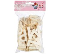 arkCRAFT W0010 Alfabeto in Legno a Tinta Unita, Z, Lettere maiuscole, 60 Circa, Naturale
