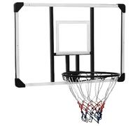 ARKEM Canestro Basket Esterno Portatile,Pallacanestro da Camera Interno con Tabellone,Tabellone Pallacanestro Trasparente 106x69x3 cm Policarbonato