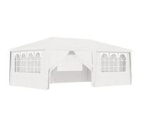 ARKEM Gazebo Professionale con Pareti 4x6 m Bianco 90 g/m²,Gazebo Pergola Con Telo Impermeabile Richiudibile E Struttura Rettangolare In Acciaio Inossidabile Ad Alta Densità, Per Arredo Giardino, Terr