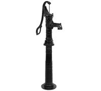 ARKEM Pompa dell'Acqua agitata, in Ghisa, per Acqua a Mano, per acque sotterranee domestiche, fontane, Pompa da Vela, per Giardino,Pompa d'Acqua da Giardino con Supporto in Ghisa
