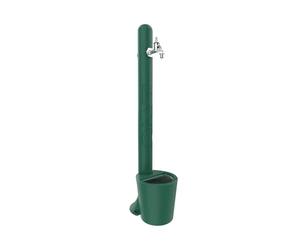 Arkema Design - Fontana tradizionale H2O GH115-20/6016 verde scuro con secchiello