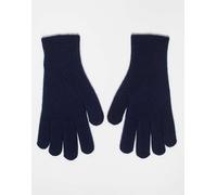 ARKET - Guanti premium in lana misto cachemire blu scuro L-XL