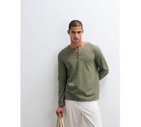 ARKET - Top serafino a maniche lunghe kaki-Verde L