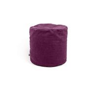 ARKETICOM Soft Chill Pouf Sacco Poggiapiedi Morbido Rotondo Sfoderabile Puff da Salotto 42x42 Viola Gelso