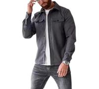 ArknAv Camicia da Uomo Giacca Casual Elegante Camicia Giacche