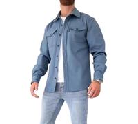 ArknAv Camicia da Uomo Giacca Casual Elegante Camicia Giacche