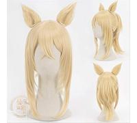 Arknights Amiya Assedio Jetfire Silver Grey Cosplay Wigs Wig di Sintetico resistente al calore for Halloween Party One Size P