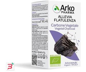 ARKO CAPSULE CARBONE VEGETALE BIO 40 CAPSULE