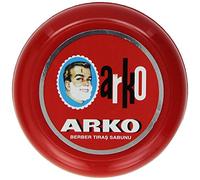 Arko - Sapone da barba con ciotola/custodia, 90 g, 2 vasche