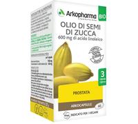 Arkopharma Integratore Olio di semi di zucca per la prostata - 60 capsule