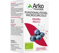 Arkopharma Arkocapsule Integratore di Mirtillo Bio per Microcircolo 40 capsule