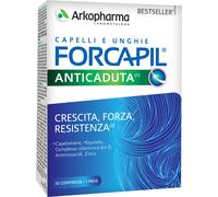 Arkopharma Forcapil Anticaduta Integratore per Capelli e Unghie, 30 Compresse