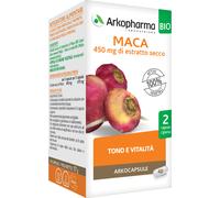 Arkopharma Integratore Alimentare Arkocapsule Maca Bio Tonico Adattogeno 40 capsule