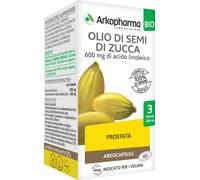 Arkopharma Integratore Olio di semi di zucca per la prostata - 60 capsule
