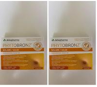 ARKOFARM Integratore Alimentare Phytobronz, 30 Perle, color Multicolore (Confezione da 2)