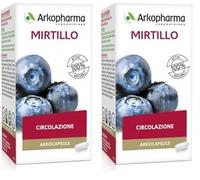 Arkofarm Integratore Di Mirtillo Bio Per Microcircolo Arkocapsule, 40 Capsule (Confezione da 2)