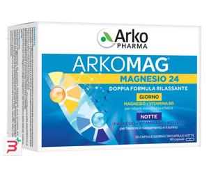 ARKOMAG MAGNESIO 24 GIORNO&NOTTE 60 CAPSULE