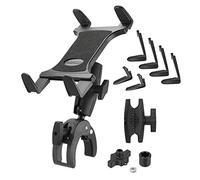 Arkon, robusto morsetto per tablet con manopola di sicurezza, colore: nero