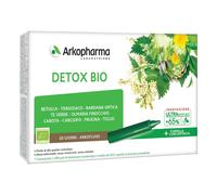 Arkopharma Arkofluidi - Detox Bio Depura Drena Integratore, 20 Flaconcini