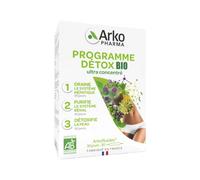 Arkopharma Arkofluidi Programma Detox Tripla Azione Bio 3x10 Lampadine - Integratore