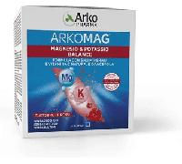 Arkopharma ArkoMag Integratore di Magnesio e Potassio Gusto Frutto Rossi 24 Bustine