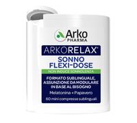ArkoPharma ArkoRelax - Sonno Flexi Dose Integratore, 60 Mini Compresse