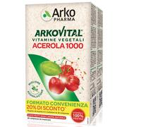 Arkopharma Arkovital Acerola 1000 Integratore Alimentare con Vitamina C 100%