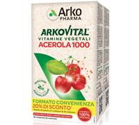 Arkopharma Arkovital - Acerola 1000 Vitamina C Naturale Family Pack, 60Compresse