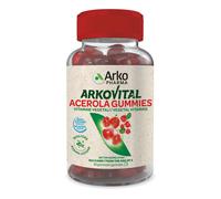ArkoPharma ArkoVital Acerola Gummies di Vitamina C, 60 Caramelle Gommose Scadenza 09/2025