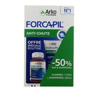 Arkopharma Forcapil Anticaduta 60 caramelle + Shampoo 200 ml - Set integrato