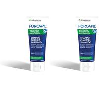 Arkopharma Forcapil Shampoo Anticaduta 200 ml, Senza Silicone, Forza e Densità, Prevenire e Limitare la Caduta dei Capelli, Testato sotto Controllo Dermatologico e Oftalmologico (Confezione da 2)