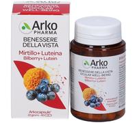 Arkopharma Mirtillo + Luteina Integratore Vista 45 Arkocapsule