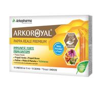 Arkopharma Arkoroyal Pappa Reale Premium Senza Zuccheri 10 Flaconcini