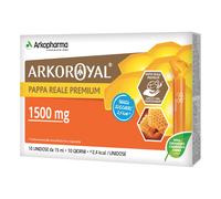 Arkoroyal Pappa Reale 1500mg Senza Zucchero 10 Flaconcini Da 15ml