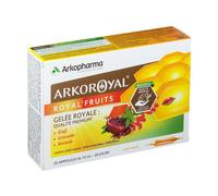 Arkoroyal - Royal Fruits Integratore A Base Di Pappa Reale Confezione 20 Flaconcini