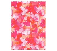 ARKRAFT carta da regalo 3 fogli formato A1 prodotto FSC confezione senza plastica cuore rosse san valentino (18-8854)