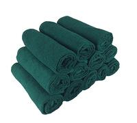 Arkwright Asciugamani da salone a prova di decolorante, confezione da 12, altamente assorbenti, 100% cotone, ad asciugatura rapida, per parrucchieri, barbieri, pedicure, 40,6 x 71,1 cm, verde scuro