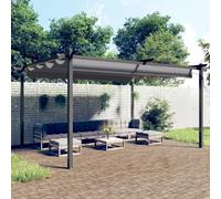 VIDAXL - Pergola Da Giardino Con Tetto Retrattile 4x3 M Antracite