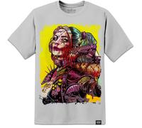 Arlecchino Cybernosferatu Illustrazioni Uomo T Shirt Batman Joker Arkham Asylum