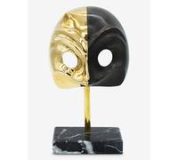 Arlecchino in Ottone su Base in Marmo - Decorazione veneziana per la casa in ott