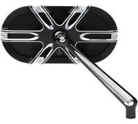 ARLEN NESS 13-166 MIRROR - DEEP CUT FORGED RIGHT BLACK SPECCHIO CAGED SERIES