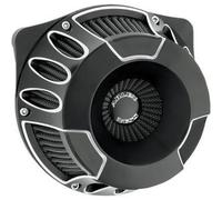 Arlen Ness 18-931 Kit Filtro Aria Invertito - Taglio Profondo - Nero