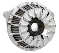 Arlen Ness 18-996 Kit Filtro Dell'Aria Invertito Serie - 15 Razze - Cromo