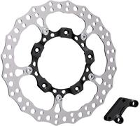 ARLEN NESS 300-004 ROTOR 14 FF RH BLACK HARLEY FLTRX 1690 ABS ROAD GLIDE 2015