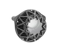 Arlen Ness 600-039 Crossfire Aria Detergente - Nero Anodizzato A Lavorati